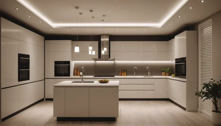 faux plafond cuisine spot