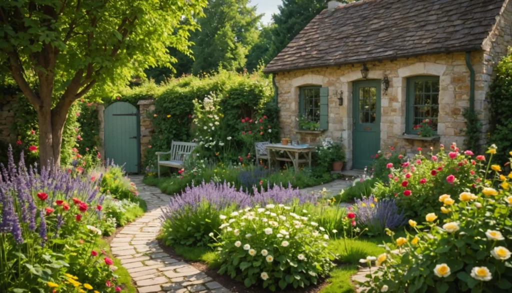 plan pour jardin de cottage