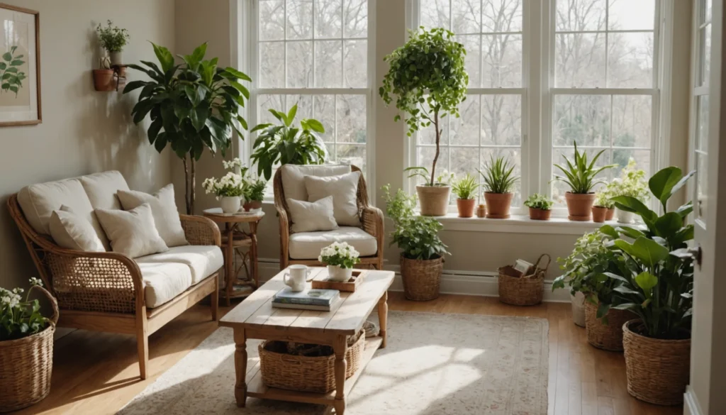plante avec petites fleurs blanches